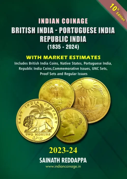 2023 -24 Indian Coinage Book (British India - Portuguese India - Republic India) 10th Edition by Sainath Redappa