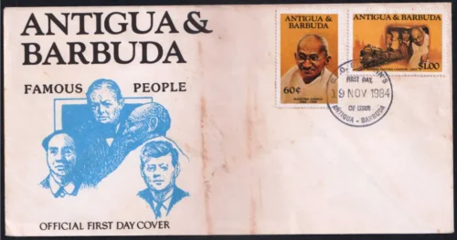 1984  Antigua & Barbuda 2v on FDC