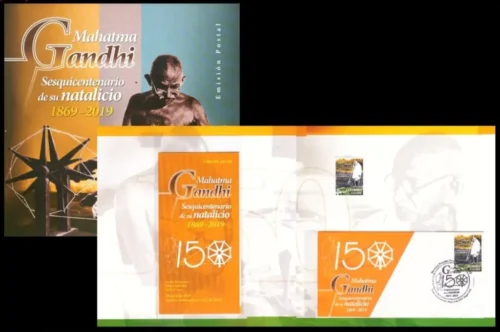 2019  Colombia Gandhi 150th Birth Anniversary Presentation Pack