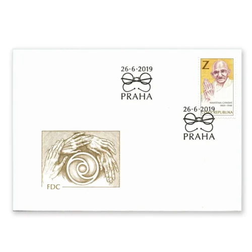 2019  Czech Republic Gandhi 150th Anniversary 1v Stamp on FDC