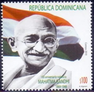 2019  Dominicana Gandhi 150th Birth Anniversary 1v Stamp