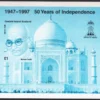 1997 Easdale Island Mahatma Gandhi Miniature Sheet Progressive Colour Proof (7 different) - Image 4