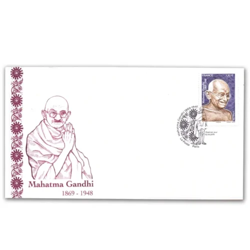 2019  France Gandhi 150th Birth Anniversary 1v Stamp on FDC