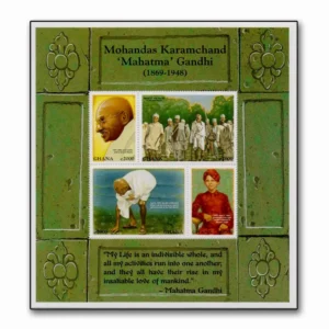 1998  Ghana Gandhi  Sheetlet