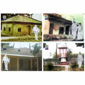 2018 Champex Set of 4 different Picture Postcards on Champaran: The Beginning of Gandhi