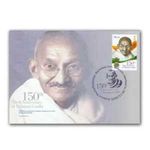 2019  Kyrgystan Gandhi 150th Birth Anniversary 1v Stamp Cancelled on Maxim Card