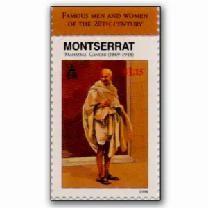 1998  Montserrat Gandhi 1v Stamp