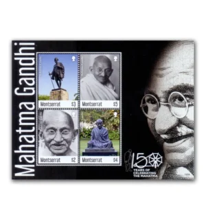 2019  Montserrat Gandhi 150th Birth Anniversary Sheetlet