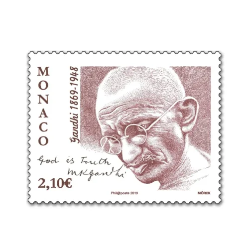 2019  Monaco Gandhi 150th Birth Anniversary 1v Stamp