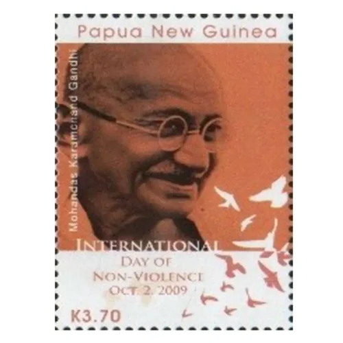2009  Papua New Guinea Gandhi International Day of Non-Violence 1v Stamp