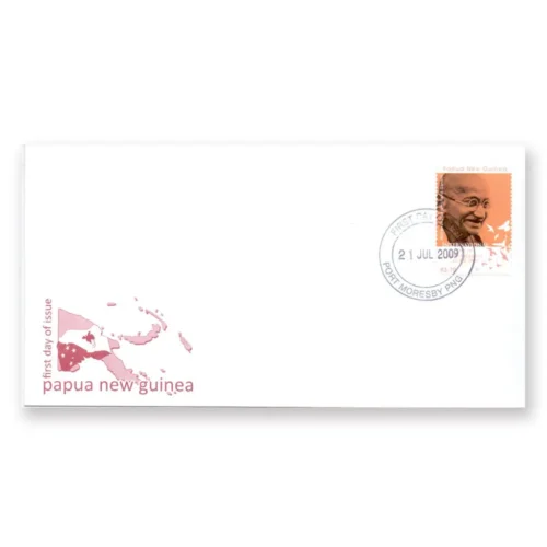 2009  Papua New Guinea Gandhi International Day of Non-Violence 1v Stamp on FDC