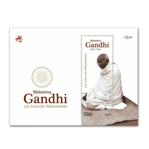 2019  Portugal Gandhi 150th Birth Anniversary Miniature Sheet (Khadi)