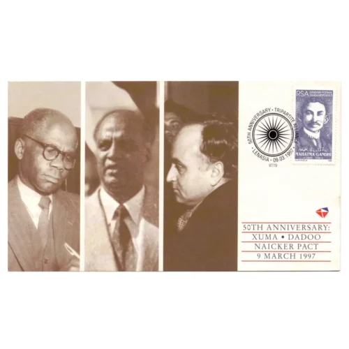1997   South Africa Gandhi Apostle's of Non-Violence Special Cancellation on Cover