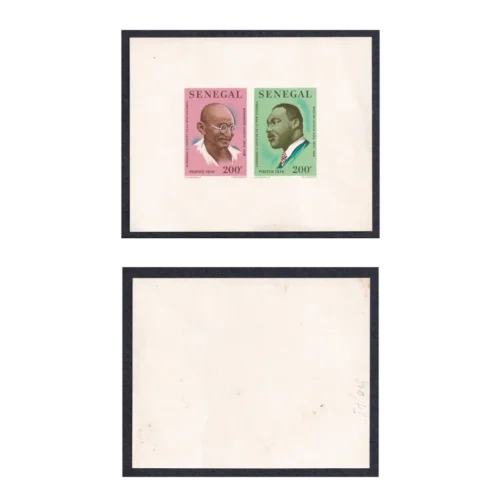 1978 Senegal Gandhi Apostle's of Non-Violence Miniature Sheet (Imperf)