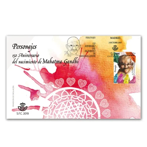 2019  Spain Gandhi 150th Birth Anniversary 1v Stamp on FDC
