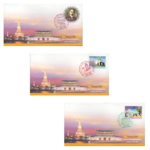 2018  Thailand Gandhi Stamp Exhibition 150th Birth Anniversary 6 Different Special Covers
