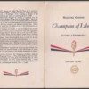1961 Gandhi 1961 USA Stamp Ceremony Brochure