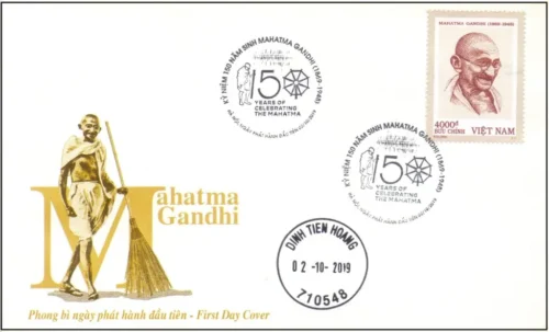 2019  Vietnam Gandhi 150th Birth Anniversary 1v Stamp on FDC