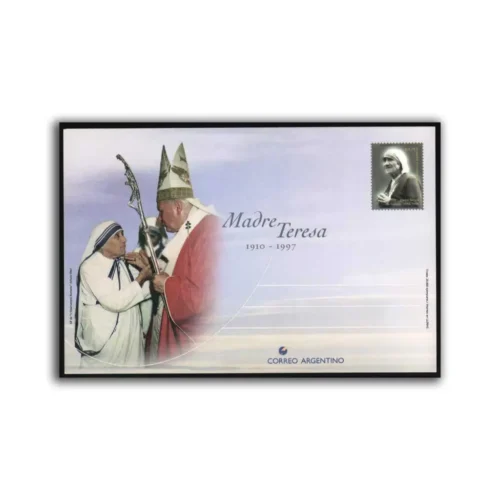 1997 Argentina Homage to Mother Teresa Postal Stationery Envelope (Mint)