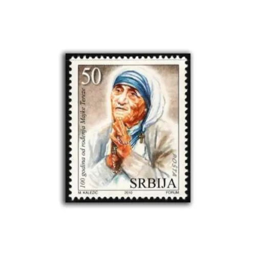 2010 Serbia Mother Teresa 100th Birth Anniversary 1v Stamp