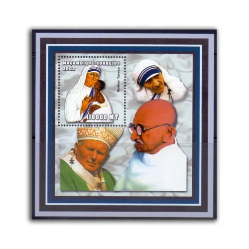 2002 Mozambique Mother Teresa Miniature Sheet