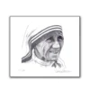 2021 UN Mother Teresa Proof and First Day Cover Signed by Artist in Presentation Pack - Image 3