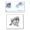 2021 UN Mother Teresa Proof and First Day Cover Signed by Artist in Presentation Pack - Image 2