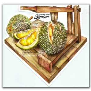 2021 King of Fruits in Malaysia - Durian Miniature Sheet