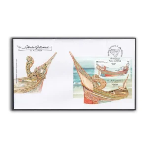 2022 Traditional Boats in Malaysia Miniature Sheet on FDC