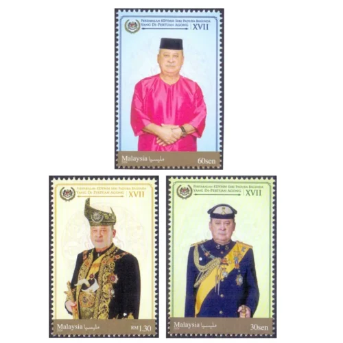 2024 Malaysia Installation of Yang Di-Pertuan Agong 3v Stamp
