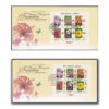 2009 Malaysia State Definitive Series Special Collection - Garden Flowers 14 Miniature Sheet on 14 FDCs - Image 4