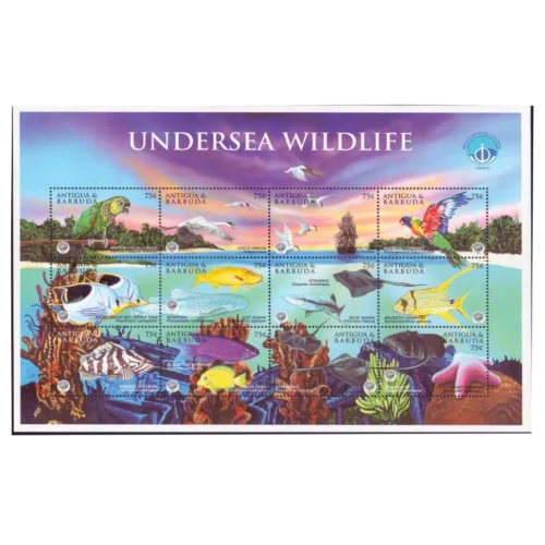 1998 Antigua and Barbuda Undersea Wildlife Sheetlet