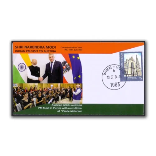 2024 PM Narendra Modi Visit to Austria Commemorative Cover