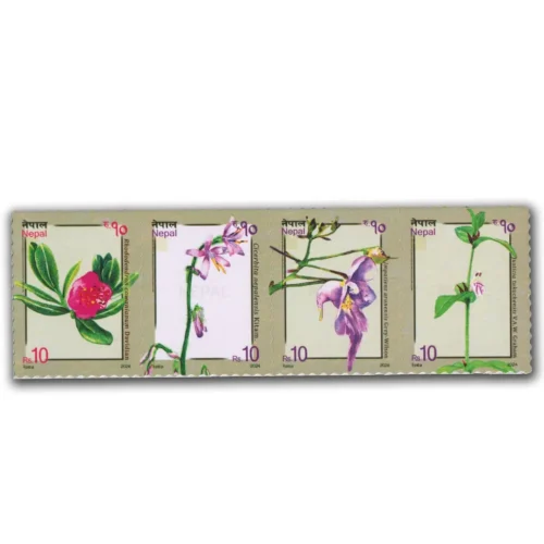 2024 Nepal Indigenous Plants Of Nepal 4v Stamp