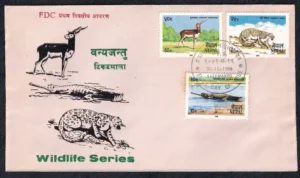 1984 Nepal Wildlife Series 3v Stamp on FDC