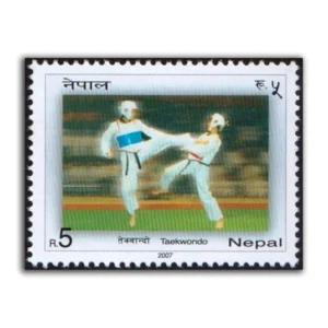 2007 Nepal Taekwondo 1v Stamp