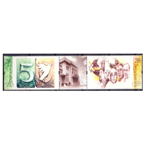 2005 Indonesia 50th Anniversary of Asian African Conference (Nehru) 2v Stamp