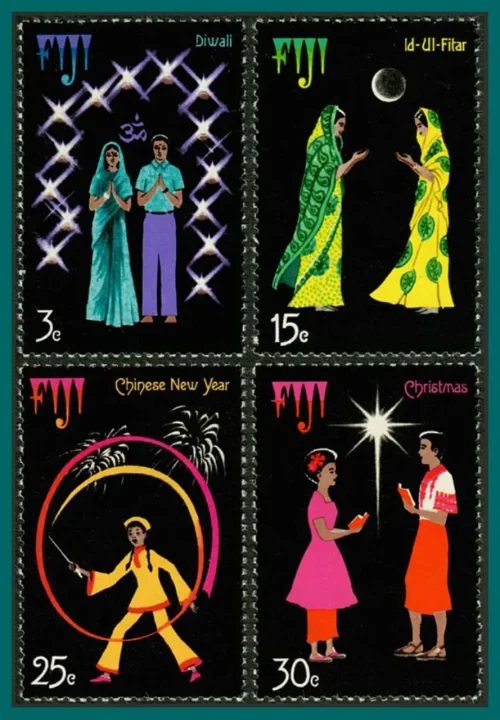 1975 Fiji Festivals (Deepawali) 4v Stamp