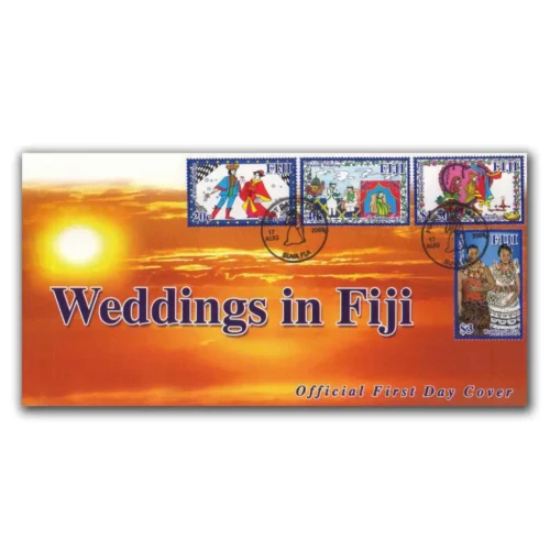 2009 Weddings in Fiji 4v Stamp on FDC