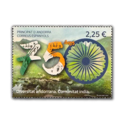 2022 Andorra Diversity Indian Community 1v Stamp