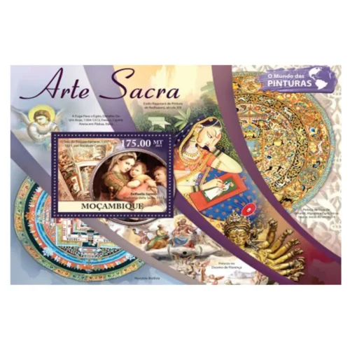 2011 Mocambique Sacred Indian Art (Raffaello Sanzio) Miniature Sheet