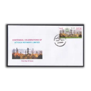 2022 Pakistan Centennial Celebrations of Attock Refinery Limited 1v Stamp on FDC