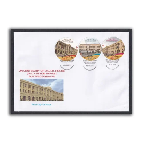 2016 Pakistan Centenary of D.G.T.R. House (Old Custom House) Building 3v Stamp on FDC