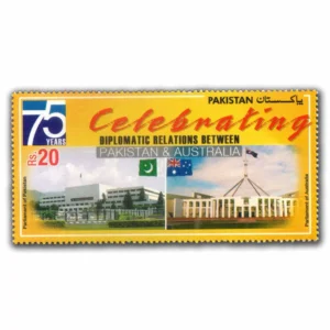 2022 Pakistan 75th Anniversary of Diplomatic Relations with Australia 1v Stamp