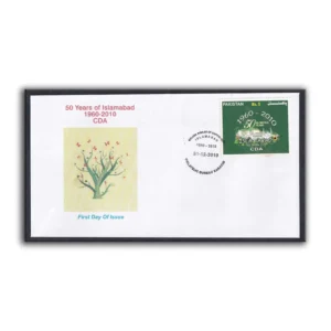 2010 Pakistan 50 Years of Islamabad City 1v Stamp on FDC