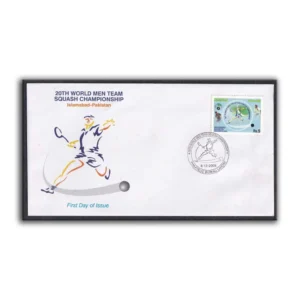 2005 Pakistan on the occasion of Hosting the 20th World Men Team Squash Championship 1v Stamp on FDC