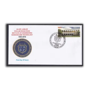 2018 Pakistan Silver Jubilee Celebration of Ghulam Ishaq Khan Institute of Engineering Science and Technology 1v Stamp on FDC