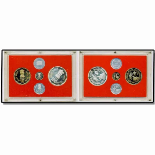 1980 Rural Women's Advancement 4pcs Proof Coin Set in Original Packaging with Outer Box
