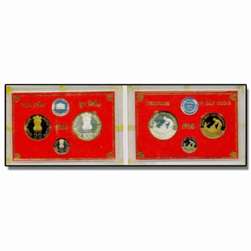 1986 FAO Development Oriented Coin Fisheries 3pcs Proof Coin Set in Original Packaging with Outer Box