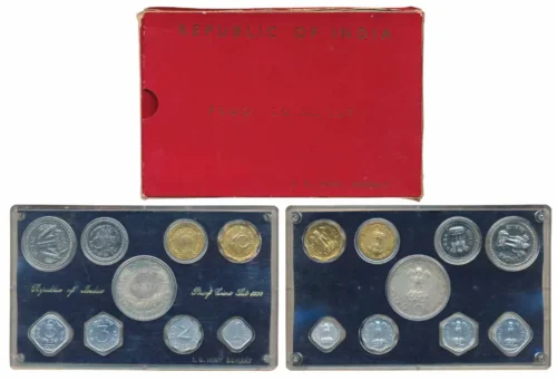 1970 Food For All 9pcs Proof Coin Set in Original Packaging with Outer Box